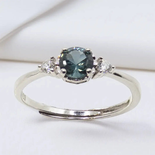 Sølv Ring med Spinel og Zirkoner - Ring