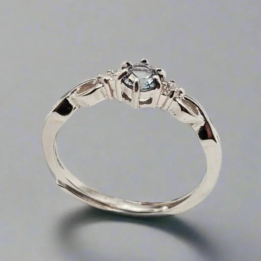 Sølvring med Spinel og Zirkoner - Ring