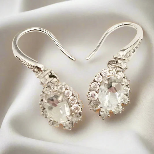 Earrings with Topaz and Zircons - Earrings