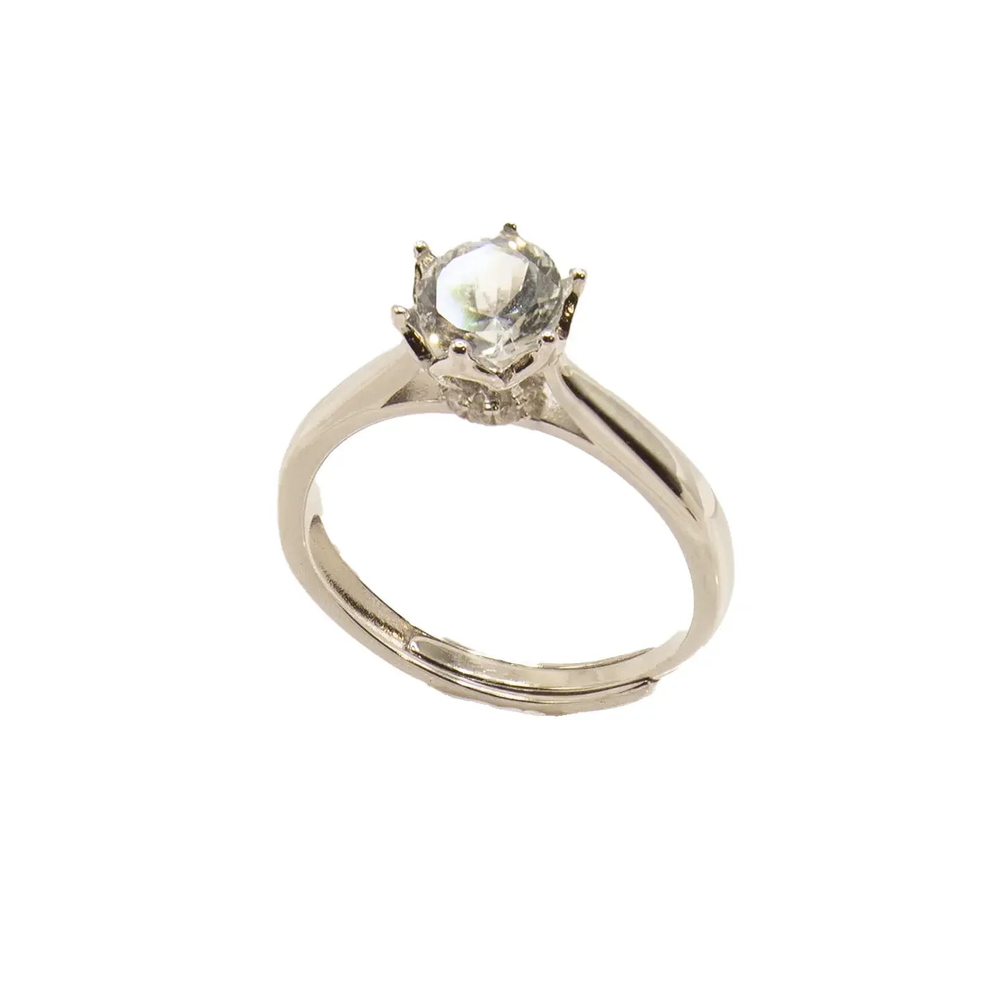 Elegant Sølvring med Aquamarine ædelsten - Ring