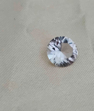 Facetteret Rund Krystal Quarts Gemstone