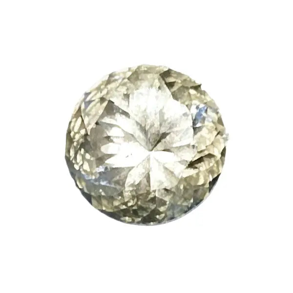 Gleaming Crystal: 4ct Facetted White Topaz - Gemstone