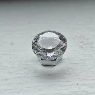 Gleaming Crystal: 4ct Facetted White Topaz - Gemstone