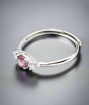 Granat sølvring Ring