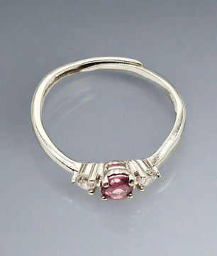 Granat sølvring Ring