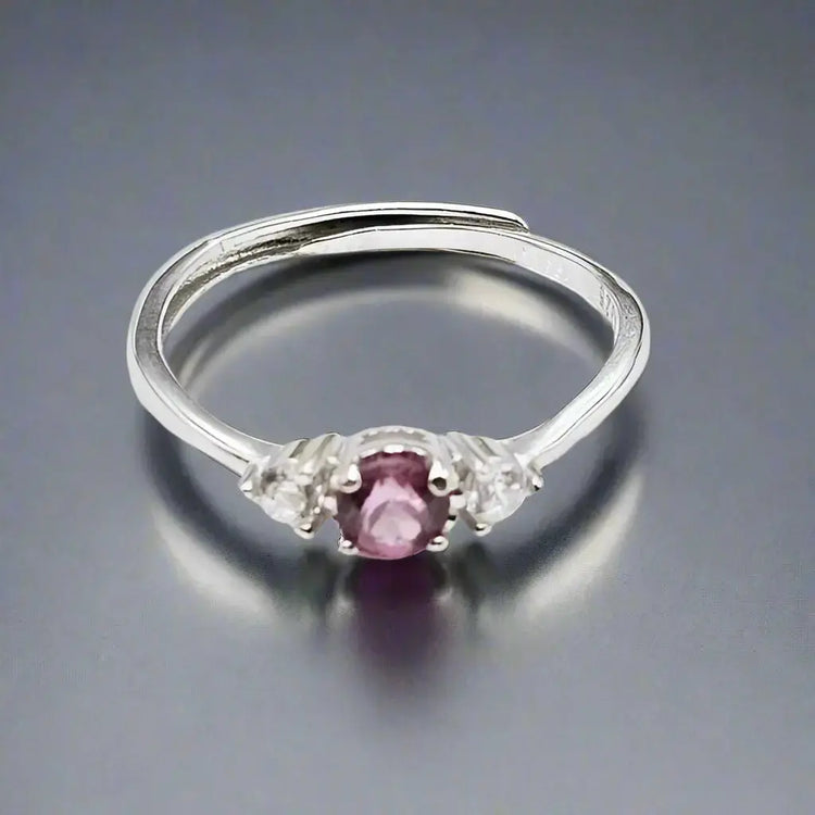 Granat sølvring - Ring