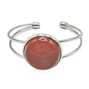 Jasper Bracelet - Red Dome - Bracelet