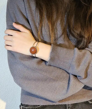 Jasper Bracelet Red Dome Armbånd