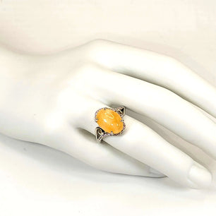 Neema - Calcite Ring - Silver Plated - Ring