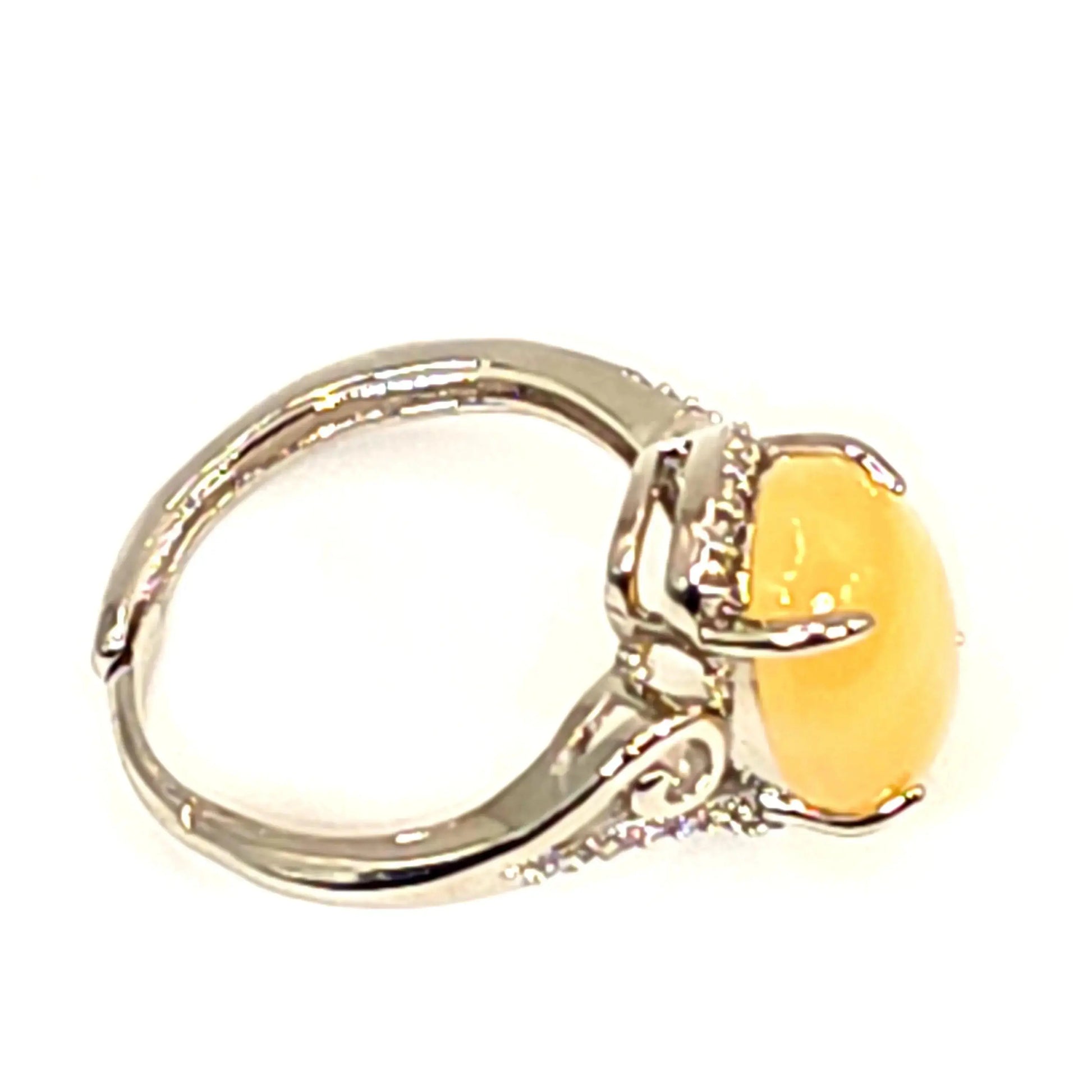 Neema - Calcite Ring - Silver Plated - Ring