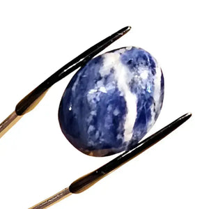 Oval Blå Sodalite Cabochon - Cabochon