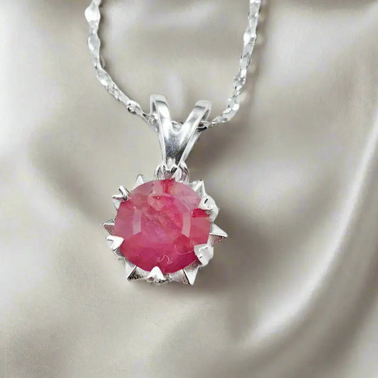 Ruby Necklace - Pendant & Necklace