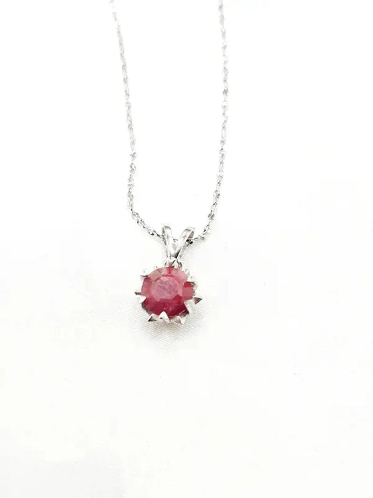 Ruby Necklace - Pendant & Necklace