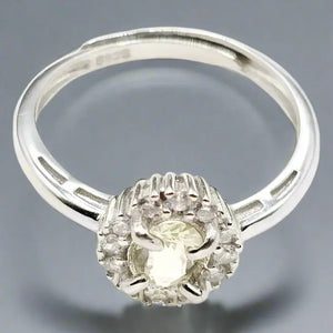 Silver Ring with Lemon Quartz - Ring