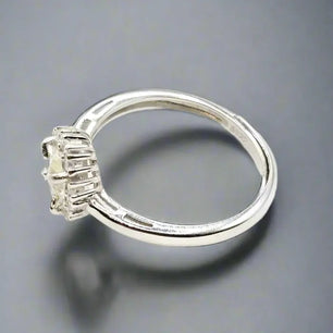 Silver Ring with Lemon Quartz - Ring