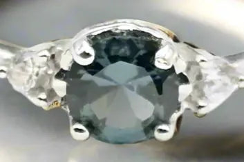 Silver Ring with Spinel and Zircons - Ring