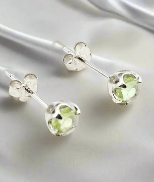 Sølv Øreringe med Peridot Øreringe