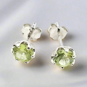 Sølv Øreringe med Peridot - Øreringe