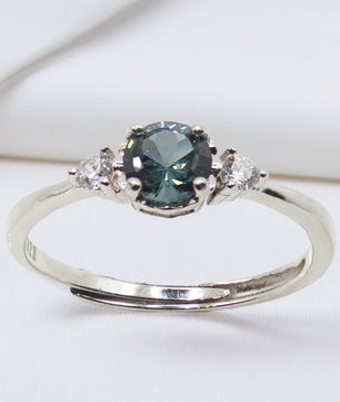 Sølv Ring med Spinel og Zirkoner - Ring