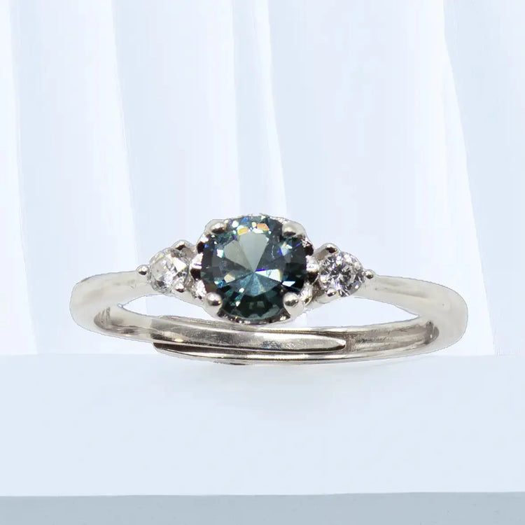 Sølv Ring med Spinel og Zirkoner - Ring