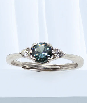 Sølv Ring med Spinel og Zirkoner Ring