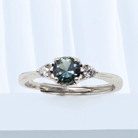 Sølv Ring med Spinel og Zirkoner Ring