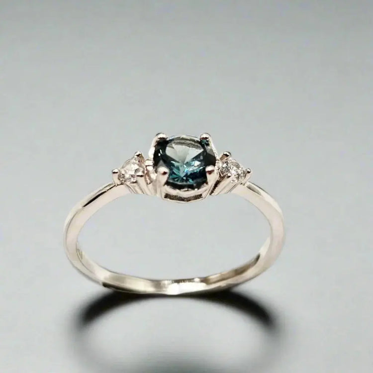 Sølv Ring med Spinel og Zirkoner - Ring