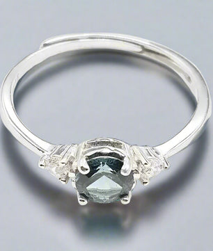 Sølv Ring med Spinel og Zirkoner Ring
