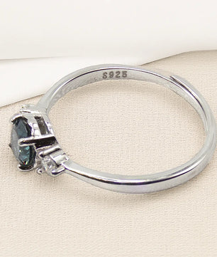 Sølv Ring med Spinel og Zirkoner - Ring