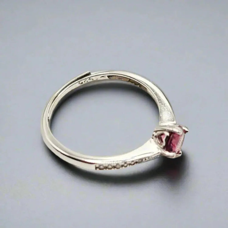 Sølvring med Granat - Ring