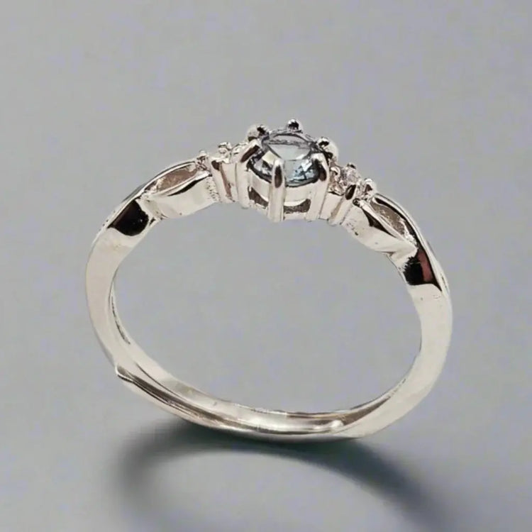 Sølvring med Spinel og Zirkoner - Ring