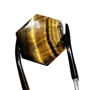 Tigers Eye Sten - Hexagon Cabochon - Cabochon